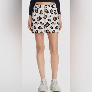 SUNSET +SPRING mini denim skirt